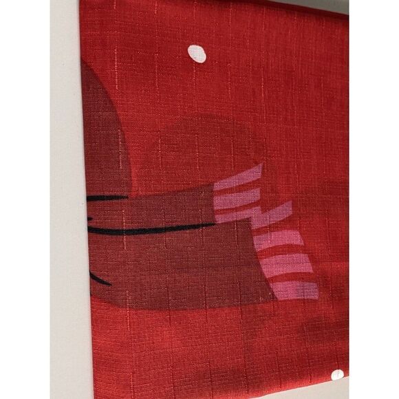 Disney’s Mickey And Minnie Mouse Christmas Red Fabric Shower Curtain 72x72” NEW - Picture 11 of 11